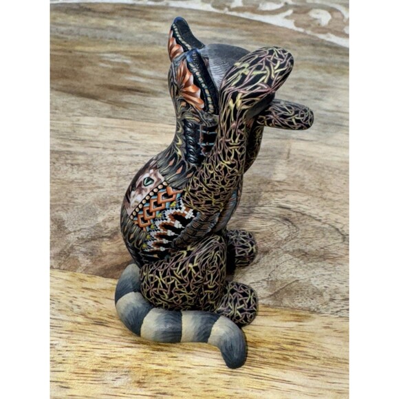 Handcrafted Colorful Polymer Clay CAT JON STUART ANDERSON Millefiori 2015 Fimo - Picture 5 of 7